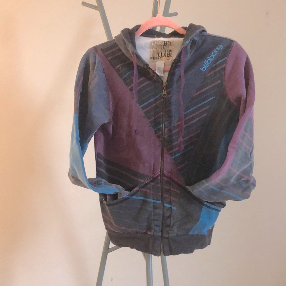 BILLABONG Hooded Zip Up Sweatshirt